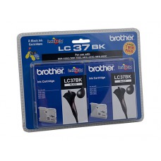 Brother LC37 Black Twin Pack