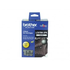Brother LC67 Black Twin Pack