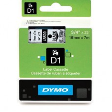 Dymo Black on Clear 19mmx7m Tape