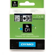 Dymo Black on Clear 24mmx7m Tape