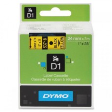 Dymo Black on Yellow 24mmx7m Tape