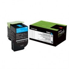 Lexmark 708C Cyan Toner