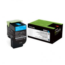 Lexmark 808C Cyan Toner