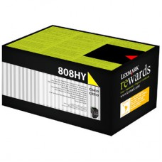 Lexmark 808HY HY Yellow Toner