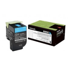 Lexmark 808SC Standard Cyan Toner