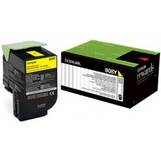 Lexmark 808Y Yellow Toner